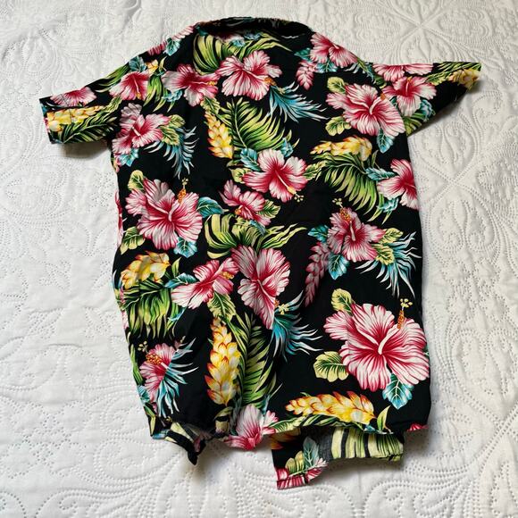 SSLR Floral Hawaiian Print Shirt Size 6/7 - Picture 4 of 7